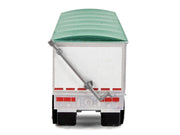 Covered Grain Trailer White with Green Tarp "Nutrena Feeds" 1/87 (HO) Plastic Model Car by HO Logistics image 5