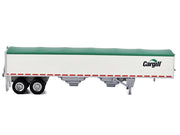 Covered Grain Trailer White with Green Tarp "Cargill" 1/87 (HO) Plastic Model Car by HO Logistics image 2