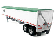 Covered Grain Trailer White with Green Tarp "Cargill" 1/87 (HO) Plastic Model Car by HO Logistics image 3