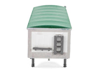 Covered Grain Trailer White with Green Tarp "Cargill" 1/87 (HO) Plastic Model Car by HO Logistics image 4
