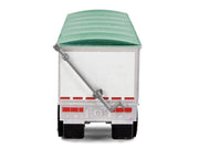 Covered Grain Trailer White with Green Tarp 1/87 (HO) Plastic Model Car by HO Logistics image 5