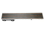 High Boy Spread Axle Flatbed Trailer White 1/87 (HO) Plastic Model Car by HO Logistics image 2