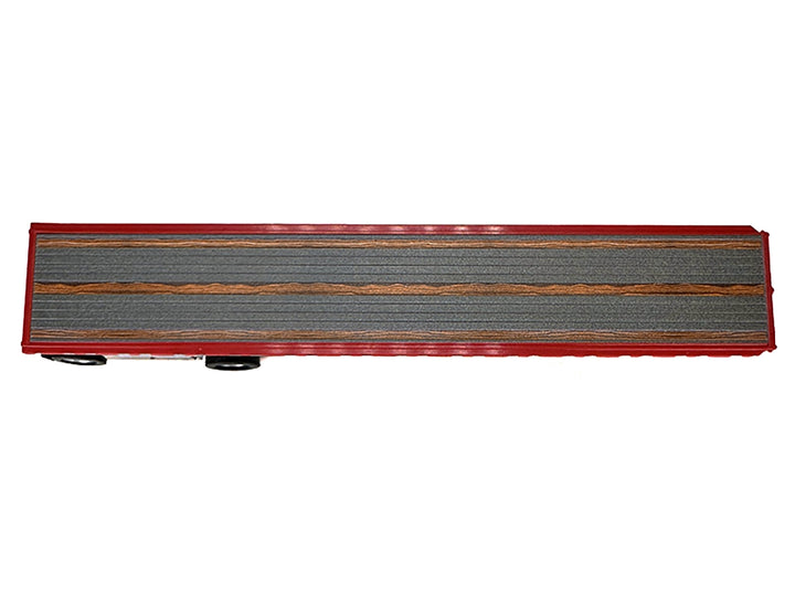 High Boy Spread Axle Flatbed Trailer Red 1/87 (HO) Plastic Model Car by HO Logistics image 2