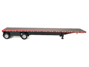 High Boy Spread Axle Flatbed Trailer Red 1/87 (HO) Plastic Model Car by HO Logistics image 3