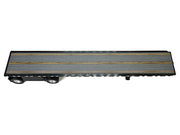 High Boy Spread Axle Flatbed Trailer Black 1/87 (HO) Plastic Model Car by HO Logistics image 2