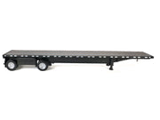 High Boy Spread Axle Flatbed Trailer Black 1/87 (HO) Plastic Model Car by HO Logistics image 3