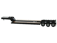Low Boy Flatbed Trailer Black 1/87 (HO) Plastic Model Car by HO Logistics image 2