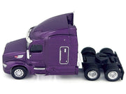 Peterbilt 579 Sleeper Cab Purple Metallic 1/87 (HO) Plastic Model Car by HO Logistics image 3