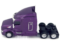 Peterbilt 579 Sleeper Cab Purple Metallic 1/87 (HO) Plastic Model Car by HO Logistics image 3
