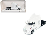 Peterbilt 579 Sleeper Cab White 1/87 (HO) Plastic Model Car by HO Logistics