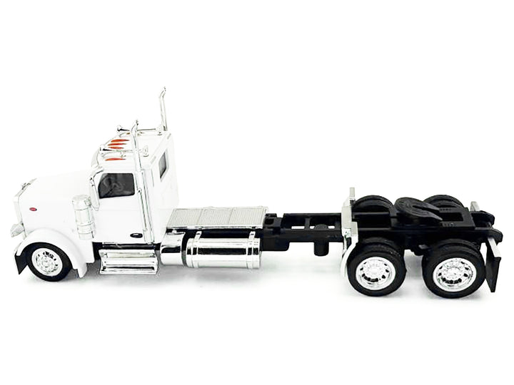 Peterbilt 589 2-Axel Day Cab White 1/87 (HO) Plastic Model Car by HO Logistics image 2