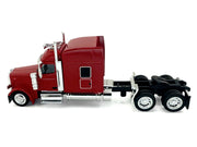 Peterbilt 589 with Stand Up Sleeper Cab Red 1/87 (HO) Plastic Model Car by HO Logistics image 2