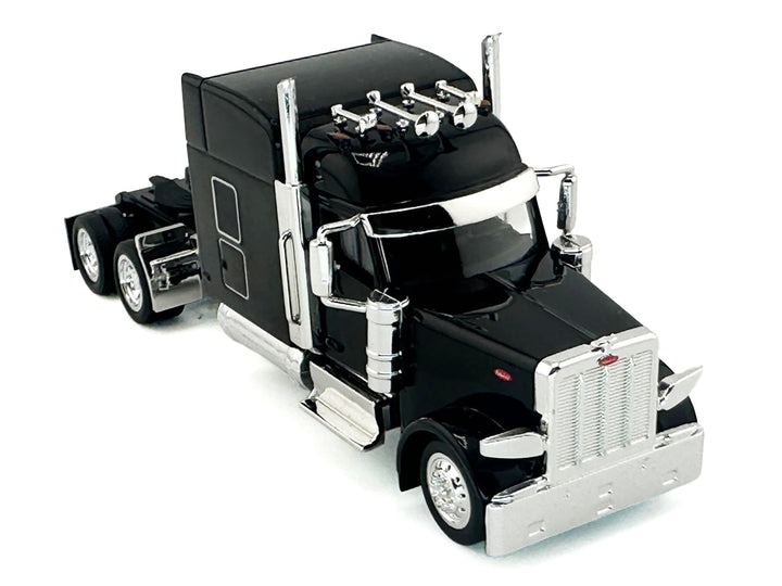 Peterbilt 589 with Stand Up Sleeper Cab Black 1/87 (HO) Plastic Model Car by HO Logistics image 2