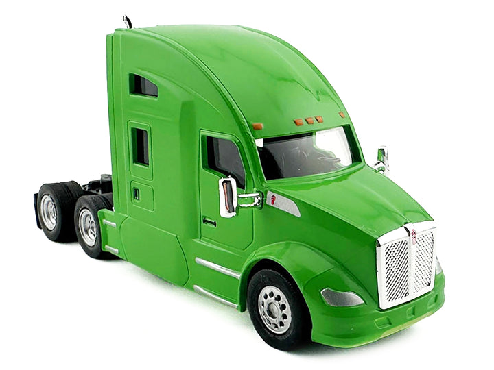 Kenworth T680 Sleeper Cab Lime Green 1/87 (HO) Plastic Model Car by HO Logistics image 2