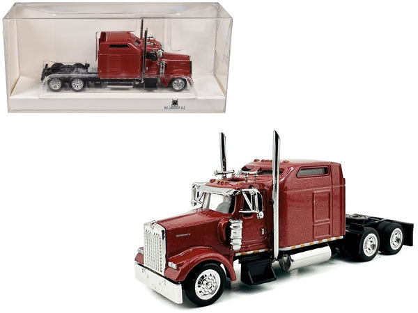 HO Logistics Kenworth W900L sleeper cab red metallic 1:87 HO HL-90001, product image 1