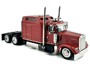 Kenworth W900L Truck Tractor with Sleeper Cab Red Metallic 1/87 (HO) Scale Plastic Model Car by HO Logistics image 3