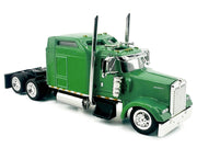 Kenworth W900L Truck Tractor with Sleeper Cab Lime Green 1/87 (HO) Scale Plastic Model Car by HO Logistics image 3