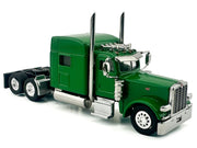 Kenworth W900L Truck Tractor with Sleeper Cab Green 1/87 (HO) Scale Plastic Model Car by HO Logistics image 3