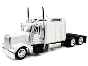 Kenworth W900L Truck Tractor with Sleeper Cab White 1/87 (HO) Scale Plastic Model Car by HO Logistics image 2