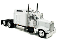 Kenworth W900L Truck Tractor with Sleeper Cab White 1/87 (HO) Scale Plastic Model Car by HO Logistics image 3
