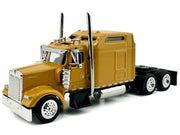 Kenworth W900L Truck Tractor with Sleeper Cab Yellow 1/87 (HO) Scale Plastic Model Car by HO Logistics image 2