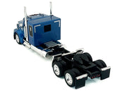 Kenworth W990 with Flat Top Sleeper Cab Blue Metallic 1/87 (HO) Plastic Model Car by HO Logistics image 3