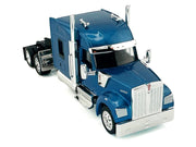 Kenworth W990 with Stand Up Sleeper Cab Blue Metallic 1/87 (HO) Plastic Model Car by HO Logistics image 3