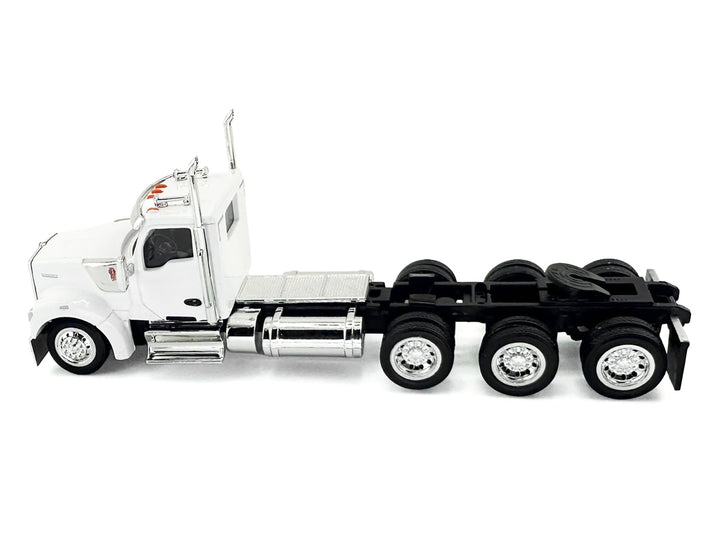 Kenworth W990 3-Axel Day Cab White 1/87 (HO) Plastic Model Car by HO Logistics image 2