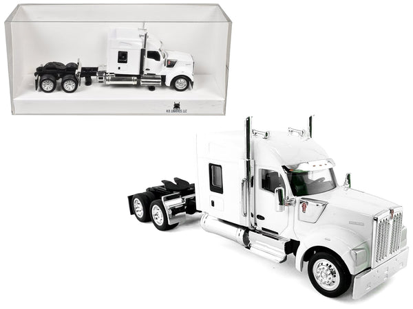 HO Logistics Kenworth W990 stand-up sleeper cab white HO 1:87 HL-990075, product image 1