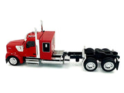 Kenworth W990 with Flat Top Sleeper Cab Red 1/87 (HO) Plastic Model Car by HO Logistics image 2