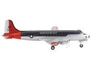 Douglas R5D-3 Skymaster Transport Aircraft "Operation Deep Freeze" (1950s) United States Navy "Airliner Series" 1/200 Diecast Model by Hobby Master image 2