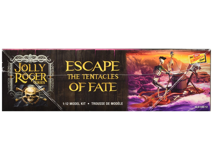 Skill 2 Model Kit Jolly Roger Series "Escape the Tentacles of Fate" Diorama Set 1/12 Scale Model by Lindberg image 2