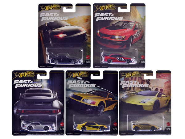 Hot Wheels Fast and Furious 2025 five-piece set M HNW46-956M, product image 1