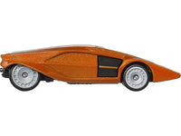 Lancia Stratos Zero Concept Car Orange Metallic "Hammer Drop" Series Diecast Model Car by Hot Wheels image 3