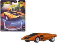 Lancia Stratos Zero Concept Car Orange Metallic "Hammer Drop" Series Diecast Model Car by Hot Wheels image 4