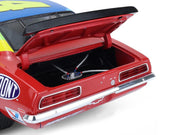 1969 Chevrolet Camaro #24 Jeff Gordon "Hendrick Motorsports First Win Tribute" Blue and Red with Rainbow Stripes 1/18 Diecast Model Car by Highway 61 image 5