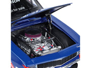 1969 Chevrolet Camaro #5 Kyle Larson "Hendrick Motorsports First Win Tribute" Blue and White with Graphics 1/18 Diecast Model Car by Highway 61 image 3