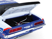 1969 Chevrolet Camaro #5 Kyle Larson "Hendrick Motorsports First Win Tribute" Blue and White with Graphics 1/18 Diecast Model Car by Highway 61 image 5