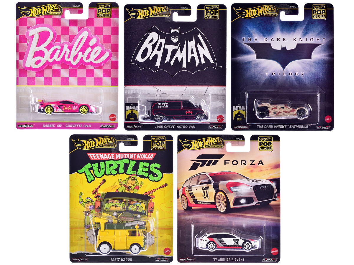 Hot Wheels Pop Culture 2024 Premium Series Set E five car set HXD63-956E, view 1
