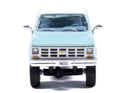 1978 Chevrolet Silverado K30 Crew Cab Pickup Truck Light Blue and White with Blue Interior 1/64 Diecast Model by IXO Models image 4