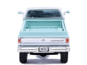 1978 Chevrolet Silverado K30 Crew Cab Pickup Truck Light Blue and White with Blue Interior 1/64 Diecast Model by IXO Models image 5