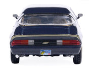 1981 Chevrolet Camaro Z28 Dark Blue Metallic with Gold Stripes and Interior 1/64 Diecast Model Car by IXO Models image 5
