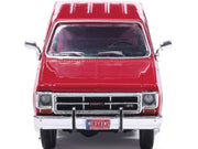 1976 GMC Sierra Grande K2500 Wideside Pickup Truck "St. Nick's Christmas Tree Farm" Red with White Sides "Christmas Limited Edition" 1/64 Diecast Model Car by IXO Models image 3