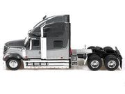 2010 International Lonestar Truck Tractor Gray and Light Gray Two-Tone 1/64 Diecast Model by IXO Models image 2