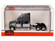 2010 International Lonestar Truck Tractor Gray and Light Gray Two-Tone 1/64 Diecast Model by IXO Models image 3
