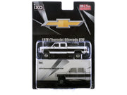 1978 Chevrolet Silverado K30 Crew Cab Pickup Truck White and Black 1/64 Diecast Model Car by IXO Models image 3