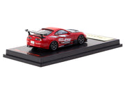 Toyota Supra (JZA80) RZ RHD (Right Hand Drive) "Eclipse Racing Concept" Red with Carbon Hood 1/64 Diecast Model Car by Ignition Model image 3
