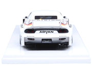 Mazda RX7 (FD3S) LB-Super Silhouette RHD (Right Hand Drive) #41 White with Stripes and Graphics 1/18 Model Car by Inno Models image 3