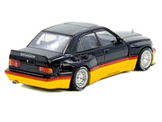 Pandem Rocket Bunny 190E Black with Red and Yellow Stripes "Diecast Con Madrid 2026 Event Edition" 1/64 Diecast Model Car by Inno Models image 3