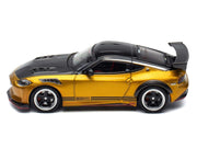 Nissan Fairlady Z Top Secret (RZ34) RHD (Right Hand Drive) Gold Metallic with Carbon Hood and Black Top 1/64 Diecast Model Car by Inno Models image 3